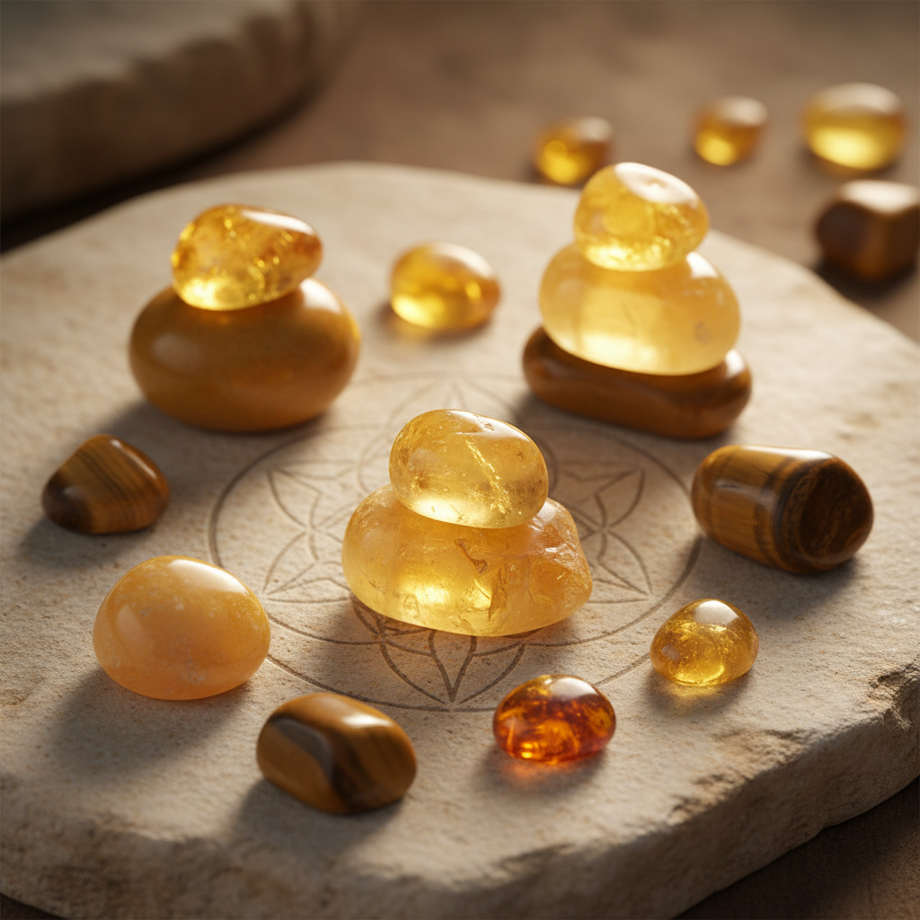 Pierres Chakra Plexus Solaire