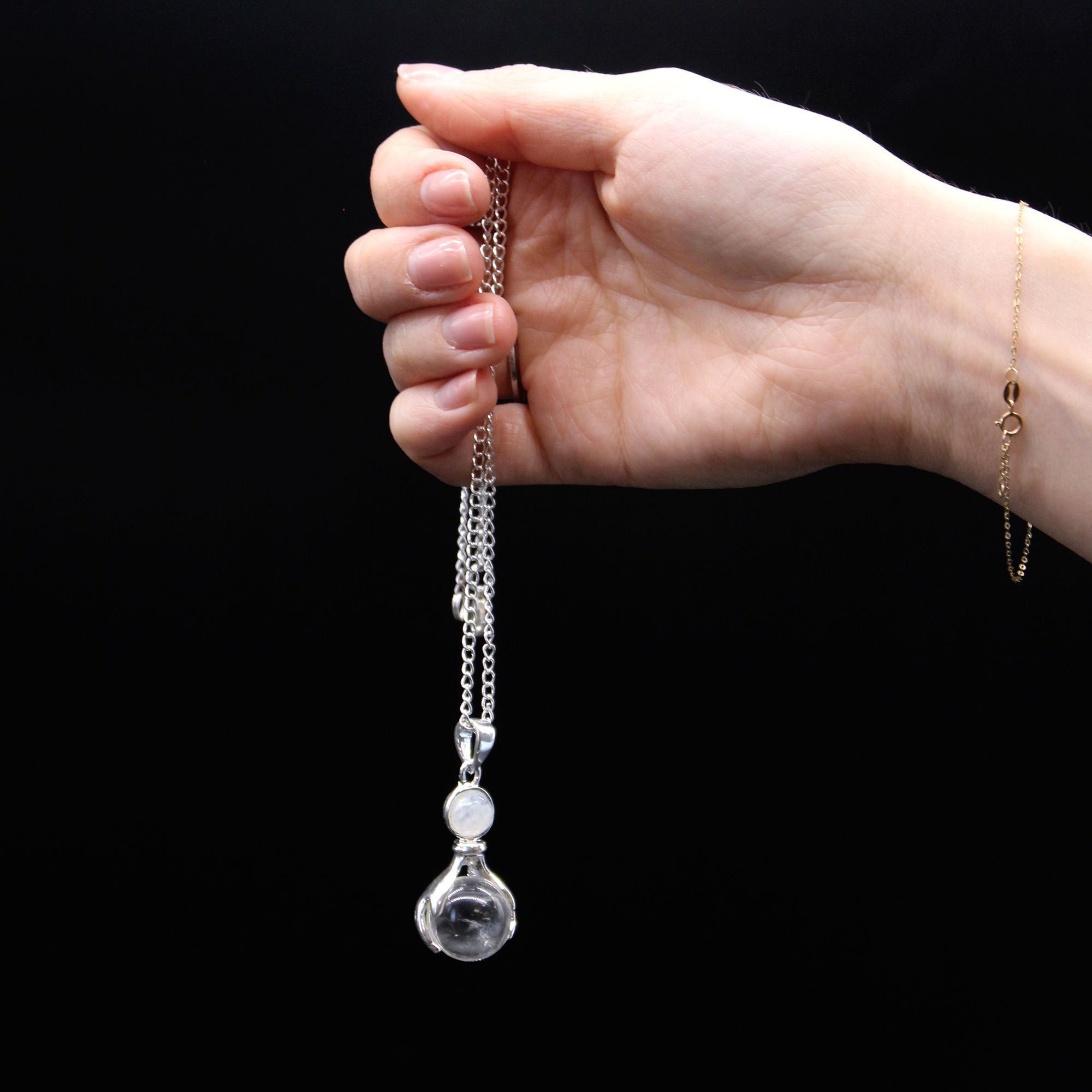 Pendentif Mains Guérisseuses Améthyste