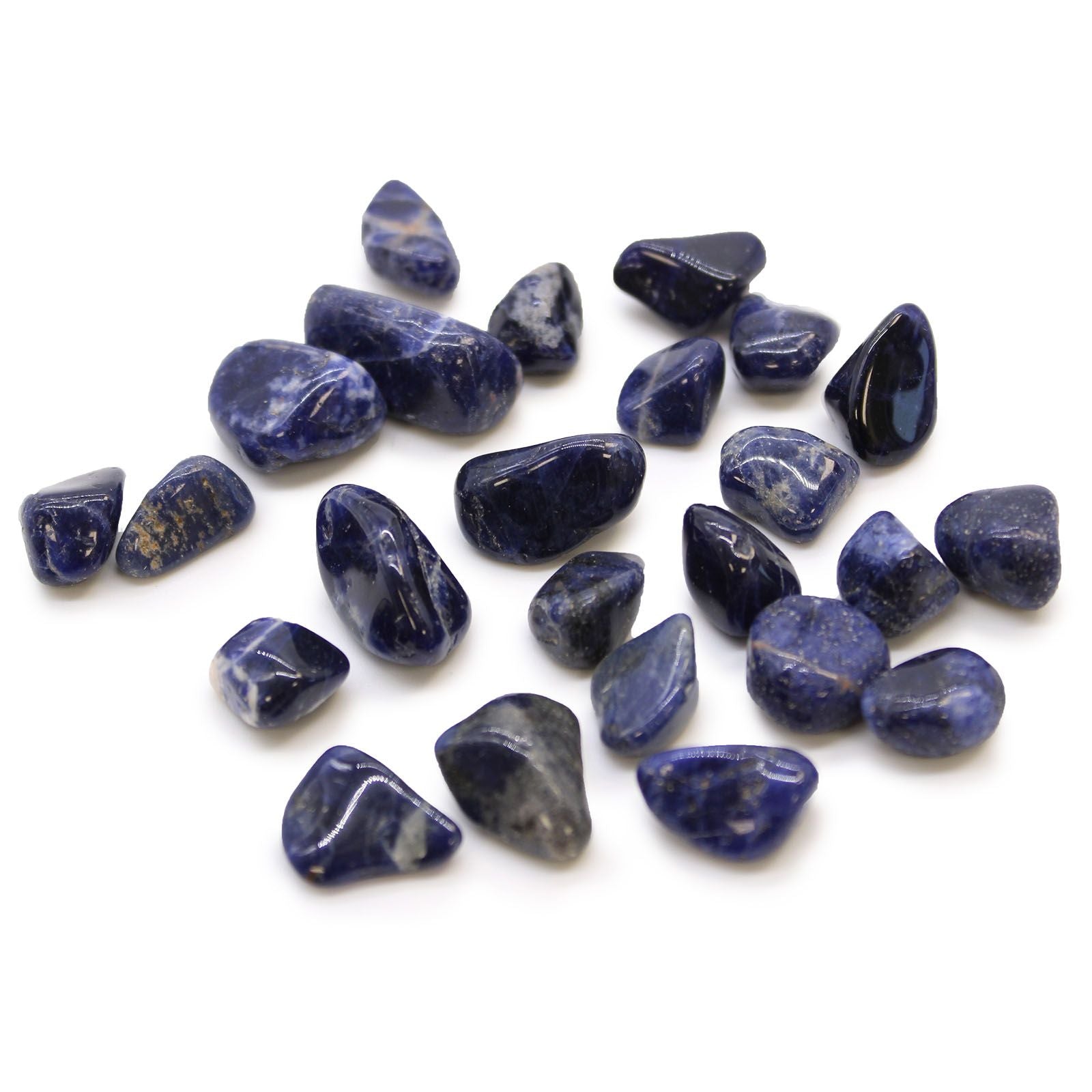 Pierres Roulées Sodalite Afrique S (24 Pcs)