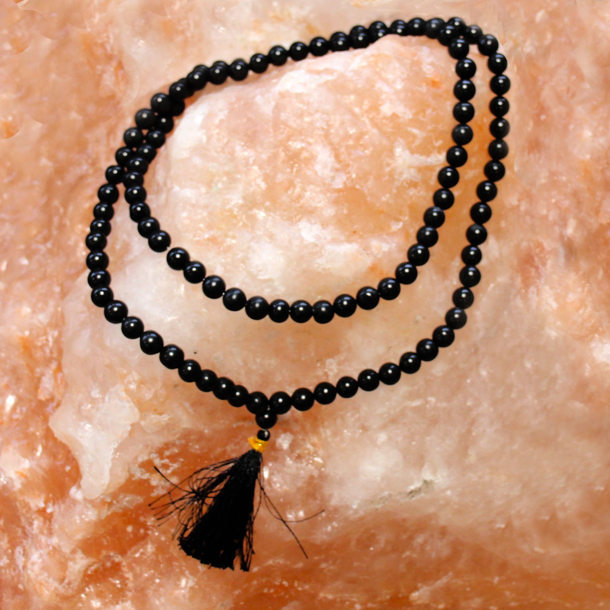 Mala Agate Noire (108 perles)