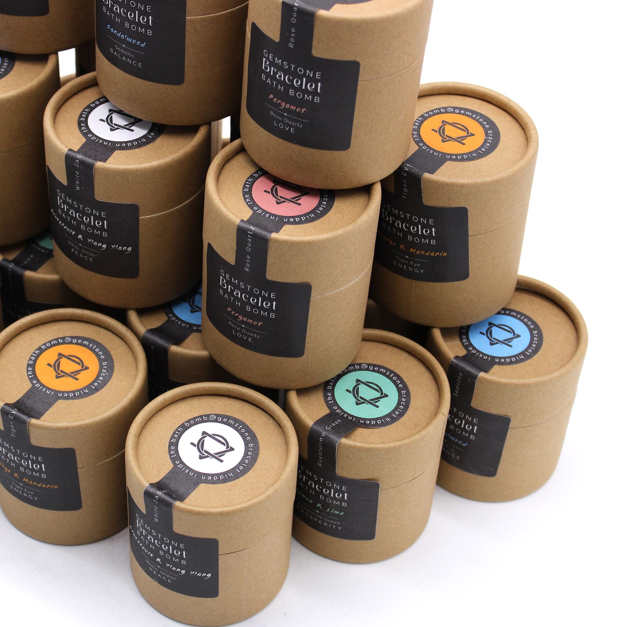 Bracelet Œil de Tigre & Bombe de Bain Orange & Mandarine