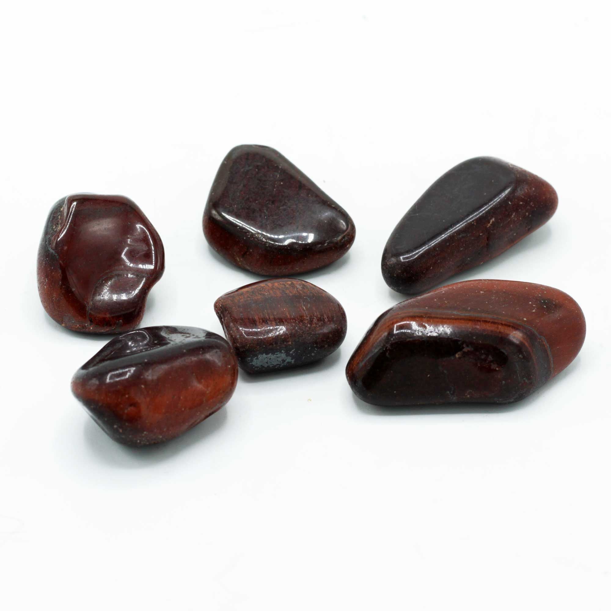 Œil de Tigre Rouge Afrique (6 Pcs, 30mm)