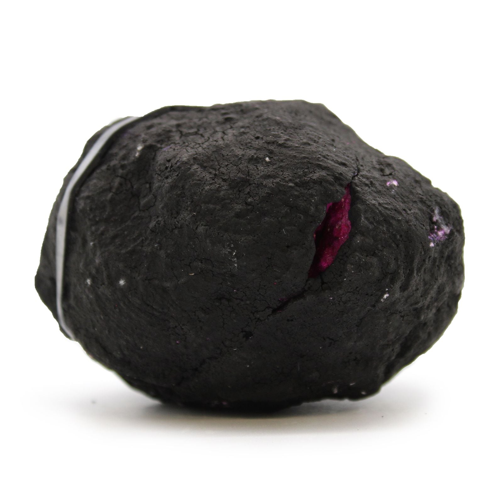 Géode Calcite Noire/Rouge