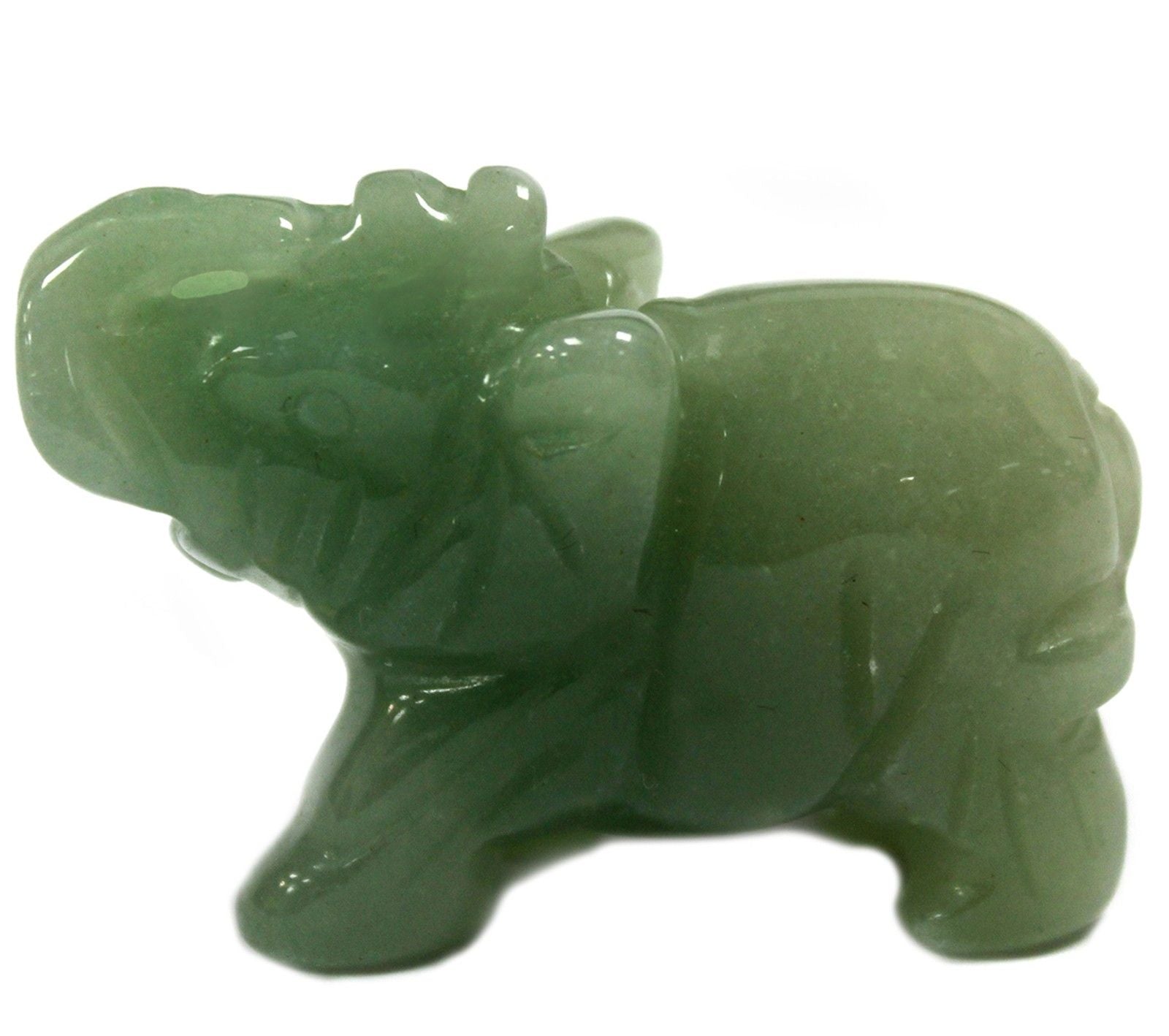 Sculpture Jade - Éléphant