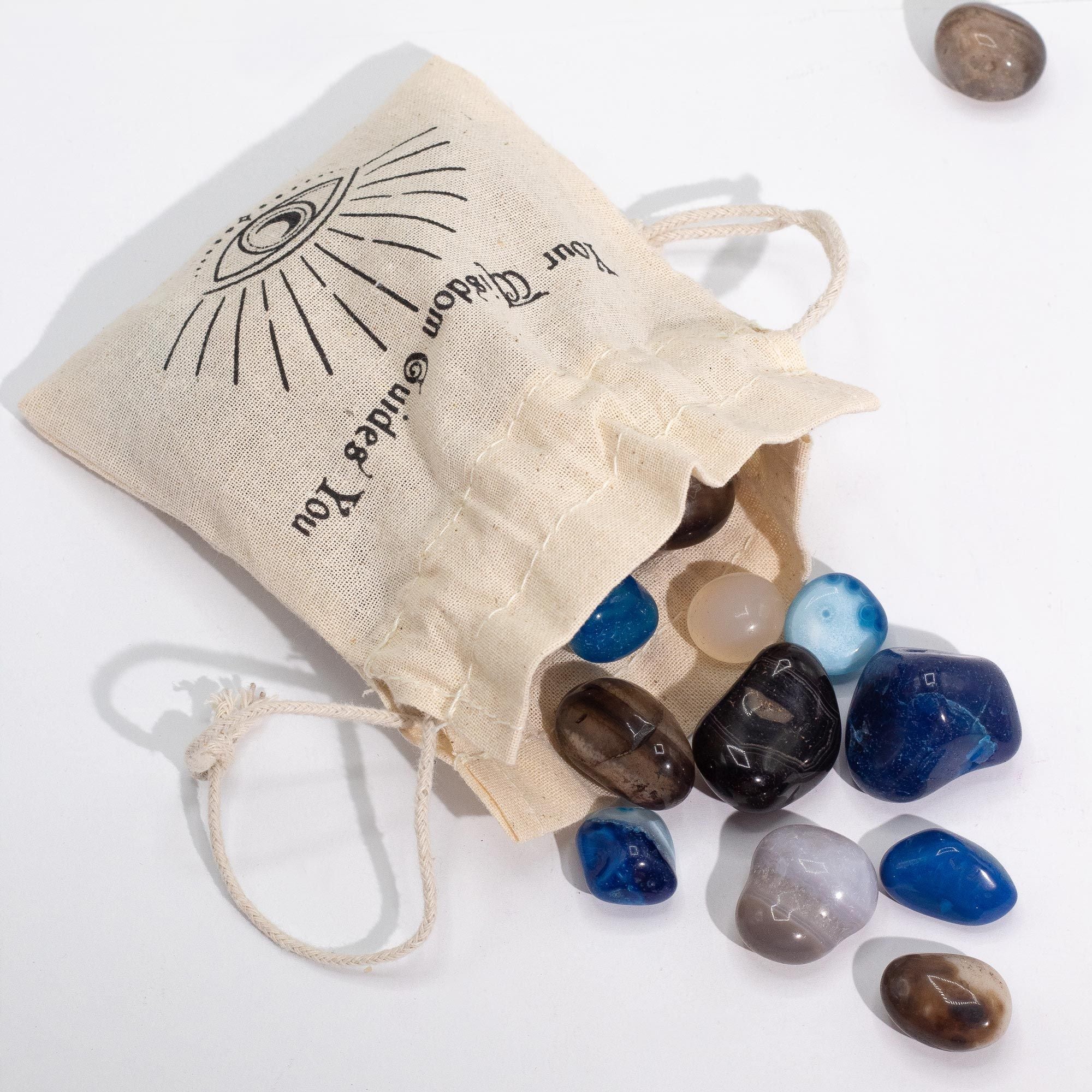 Agate Mixte en Vrac (1kg, ~70 pierres)